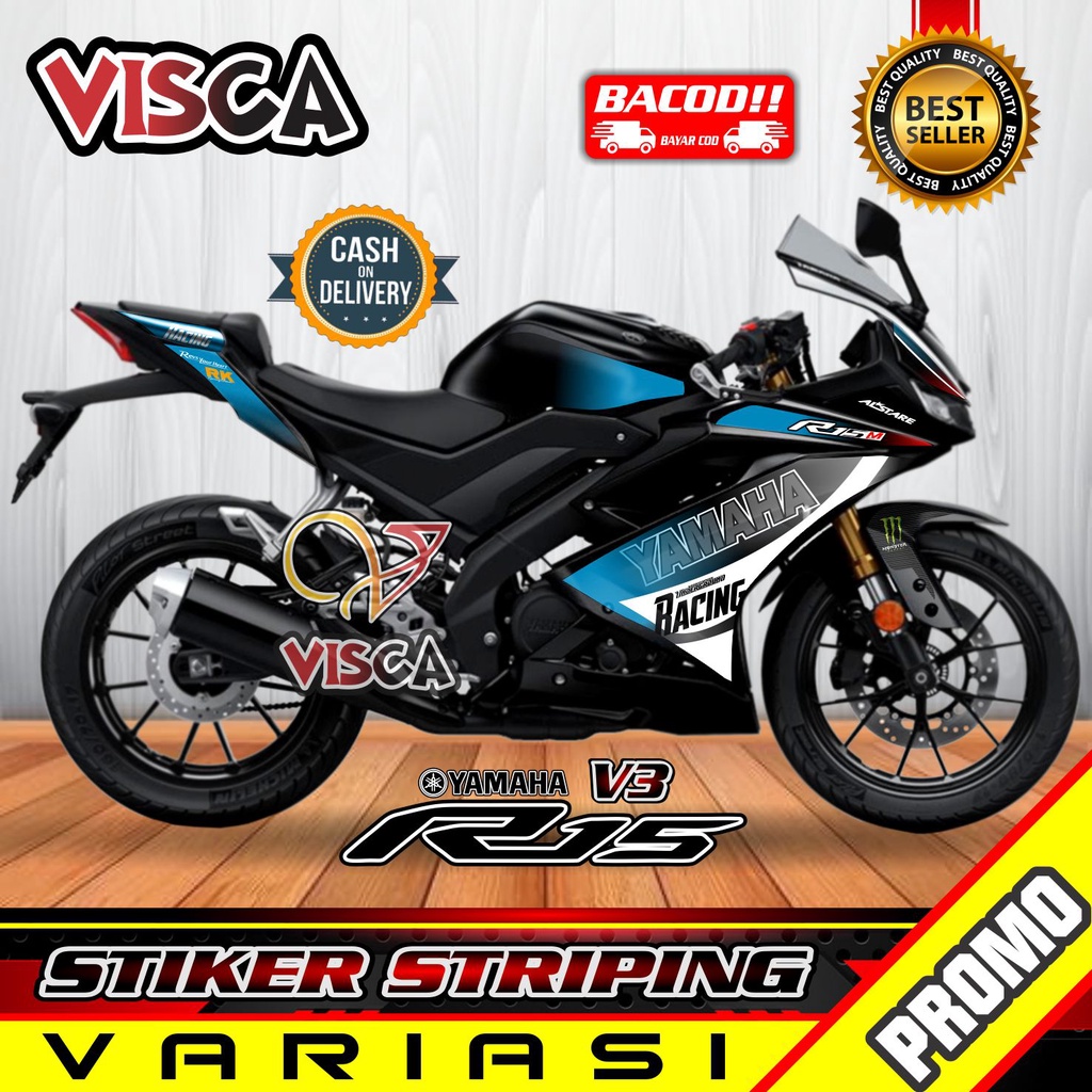 Jual Stiker Striping R15 V3 Variasi Underground | Shopee Indonesia