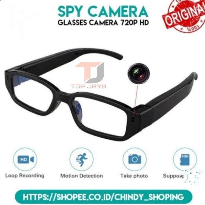 Jual Kacamata Pengintai Eyewear Glasses Cam 720p HD Eyeglasses Spy ...