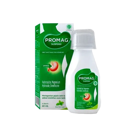 Jual PROMAG SUSPENSI RASA MINT 60ML | Shopee Indonesia