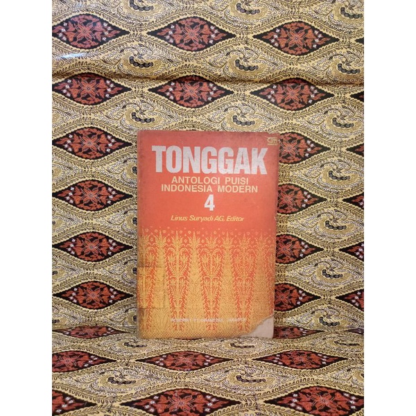 Jual BUKU ORIGINAL TONGGAK ANTOLOGI PUISI INDONESIA MODERN 4-LINUS ...