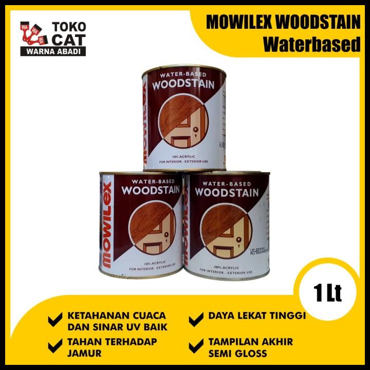 Jual Cat Politur Mowilex Woodstain Kg Shopee Indonesia