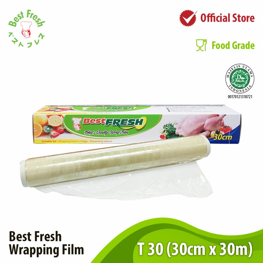 Jual CLING WRAP / PLASTIK WRAPPING T30 / WRAPPING FILM T30 BEST FRESH