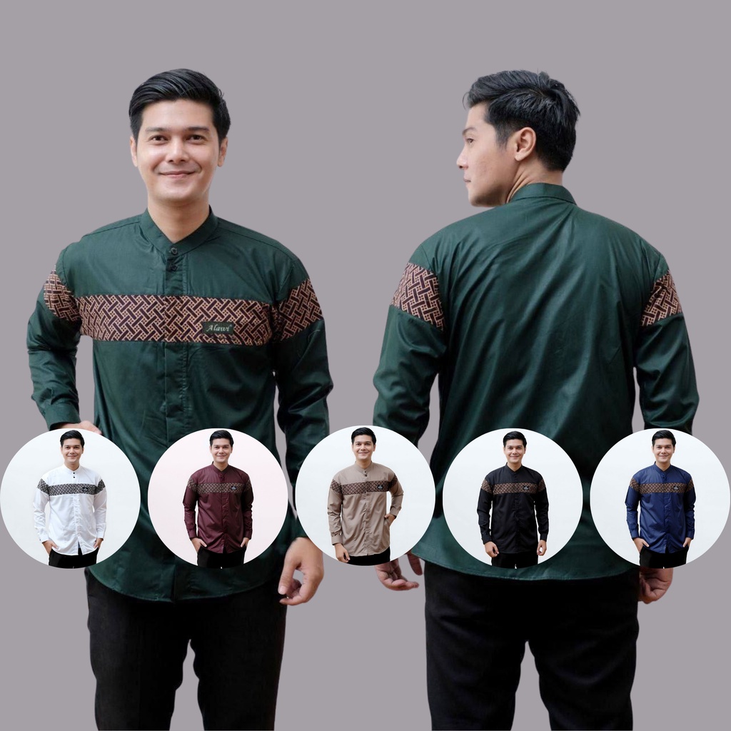 Jual MCbatik Fashion Muslim Baju Koko/Baju Muslim Lengan Panjang