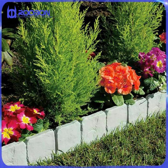 Jual Roobon 10Pcs Batu Pembatas Taman Flexible Untuk Taman Outdoor Diy