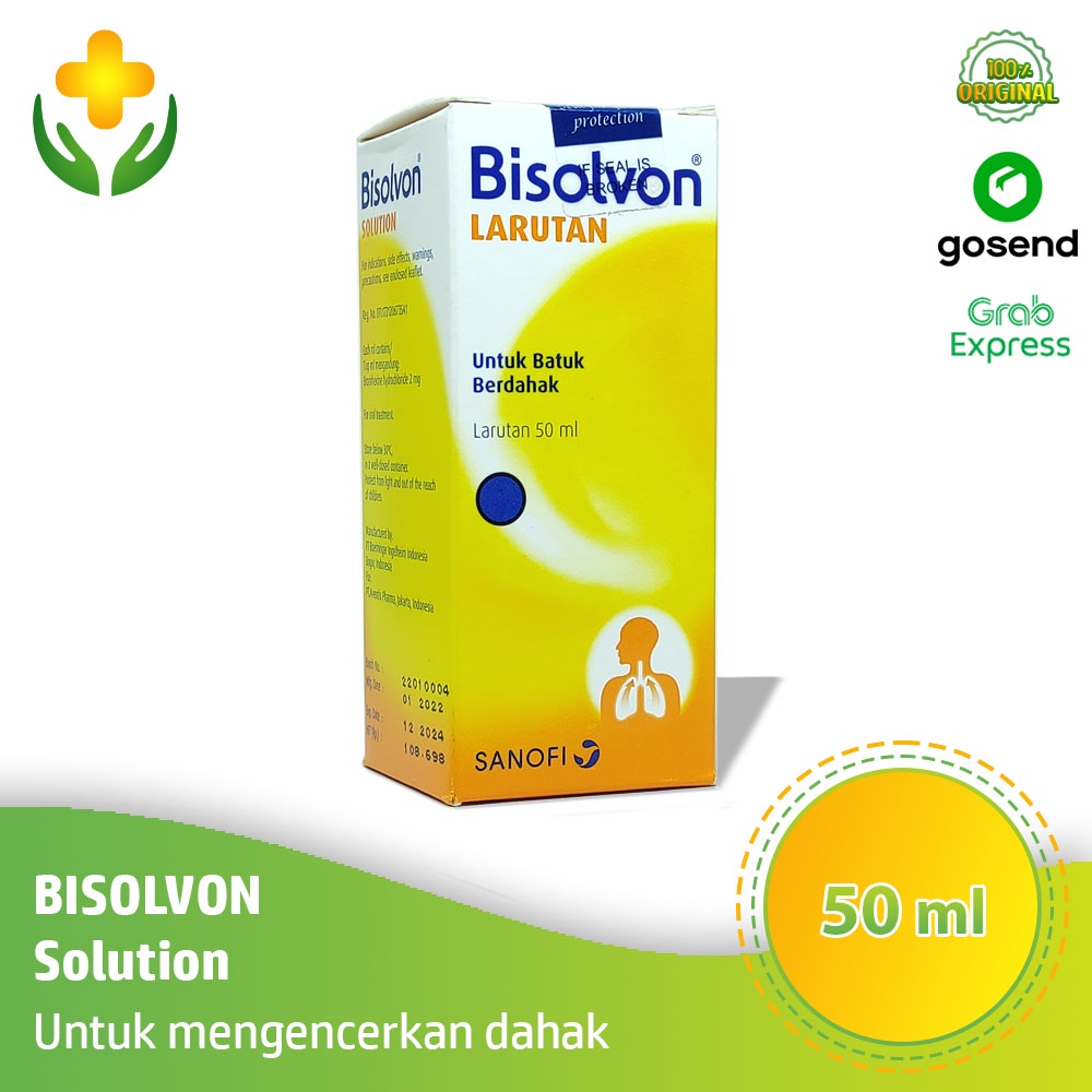 Jual Bisolvon Solution 50 Ml Obat Batuk Anak Nebulizer Anak | Shopee ...