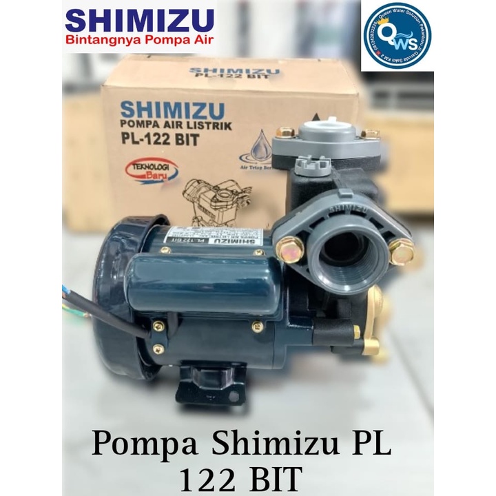 Jual Shimizu Pompa Air Sumur Dangkal PL 122 BIT 9 Meter Manual 125 Watt ...