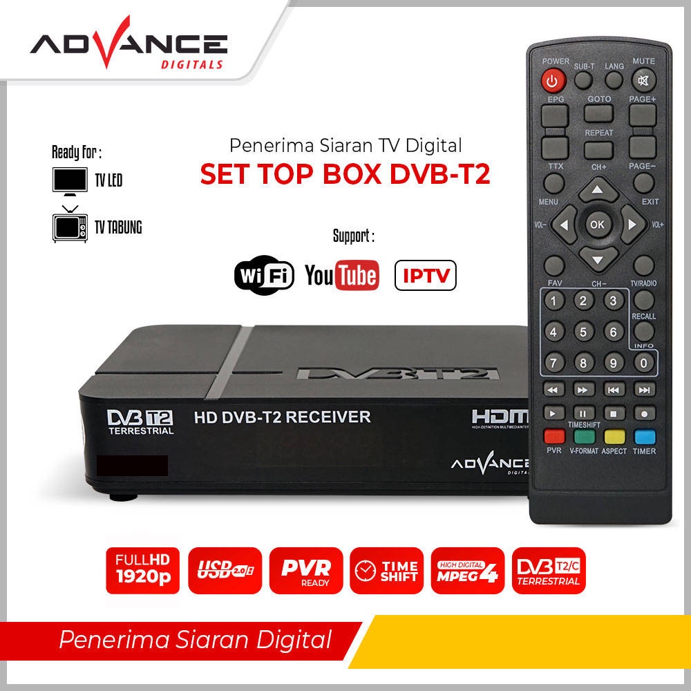 Jual Advance NEW HD Set Top Box STB02 Penerima Siaran TV Digital ...