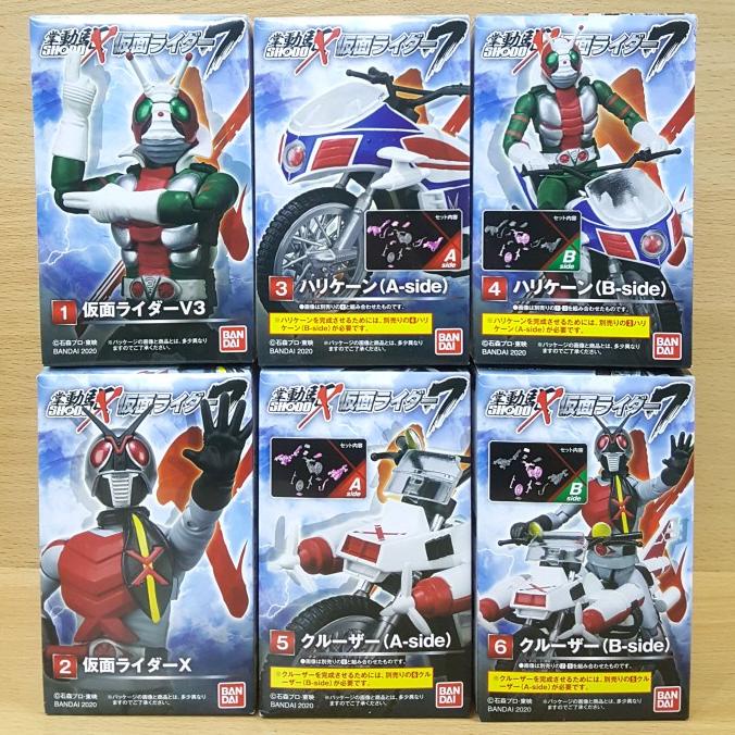 Jual SHODO X Kamen Rider 7 6 SET V3 Hurricane X Cruiser SHOWA Shopee Indonesia