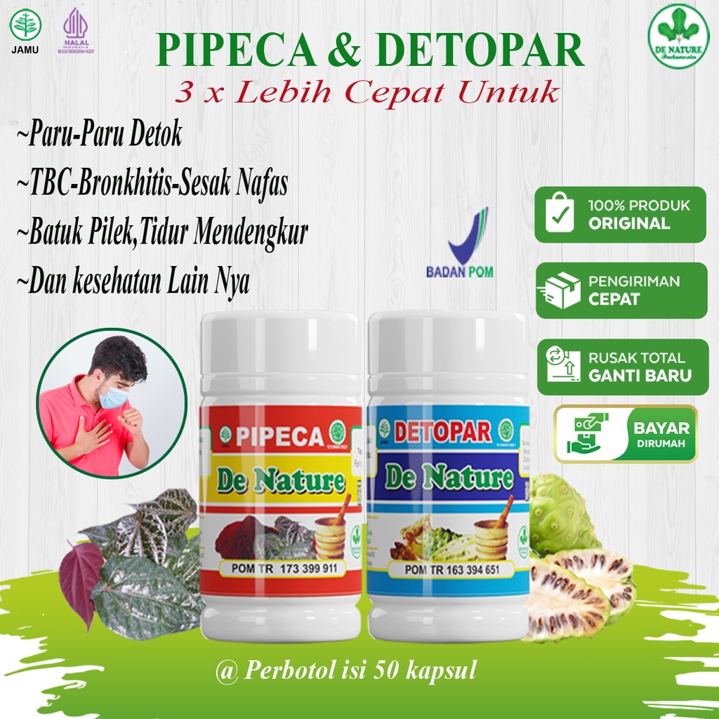 Jual Detopar Pipeca Obat Herbal Ampuh Detox Paru Paru Tbc Bronkhitis