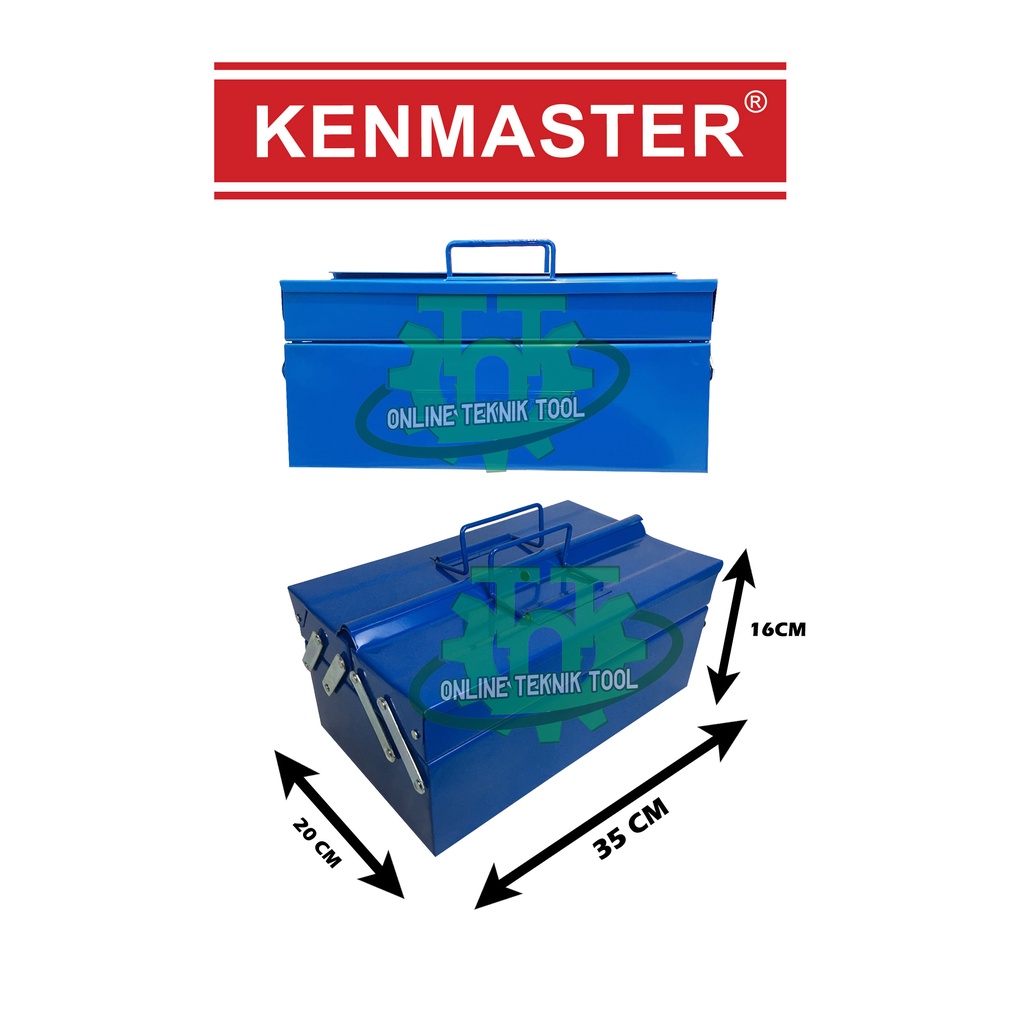 Jual Kenmaster Tool Box Besi Susun Kotak Perkakas Ukuran X X Cm Original Shopee