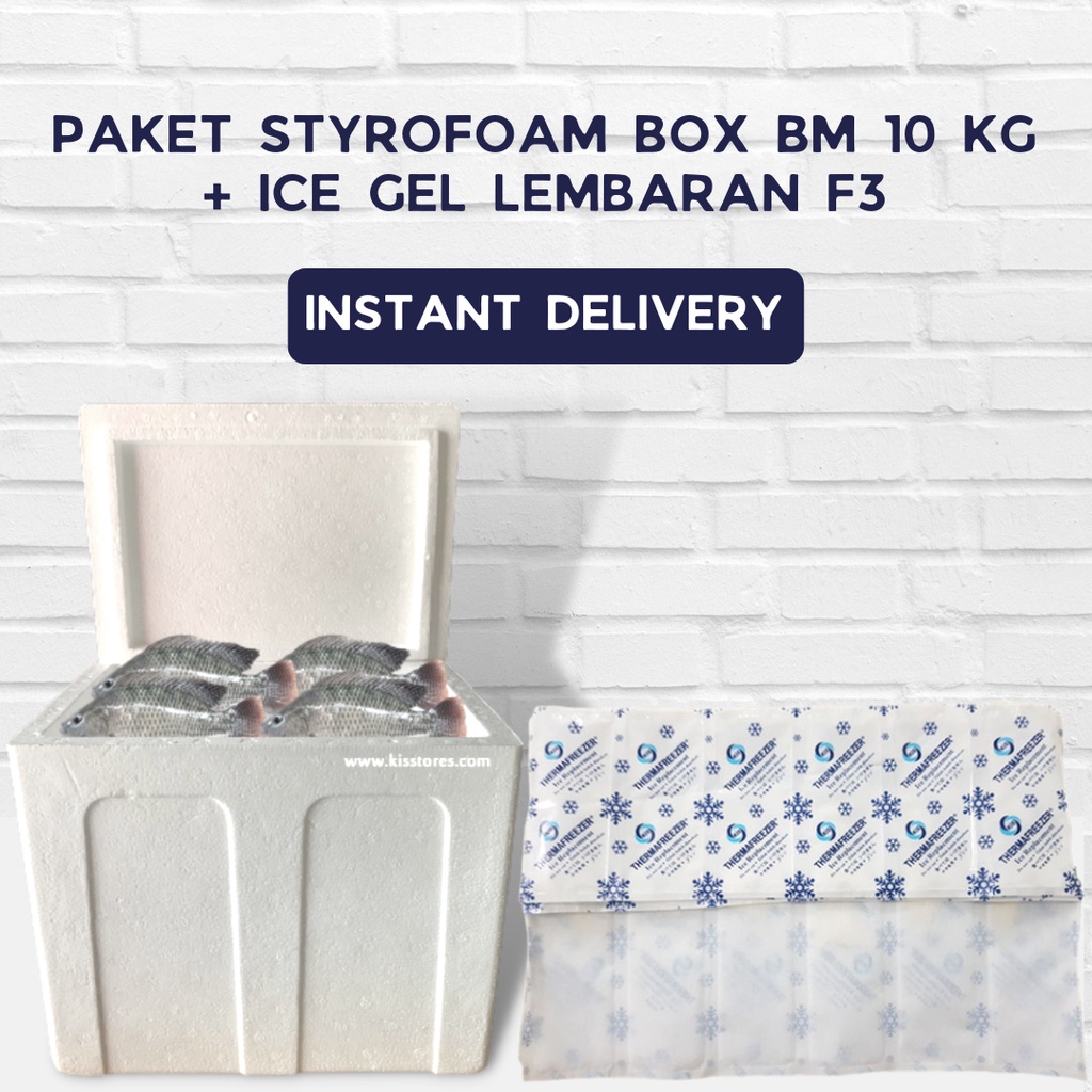 Jual Styrofoam Box Kg Bm Low Box Ikan Sterofoam Shopee Indonesia