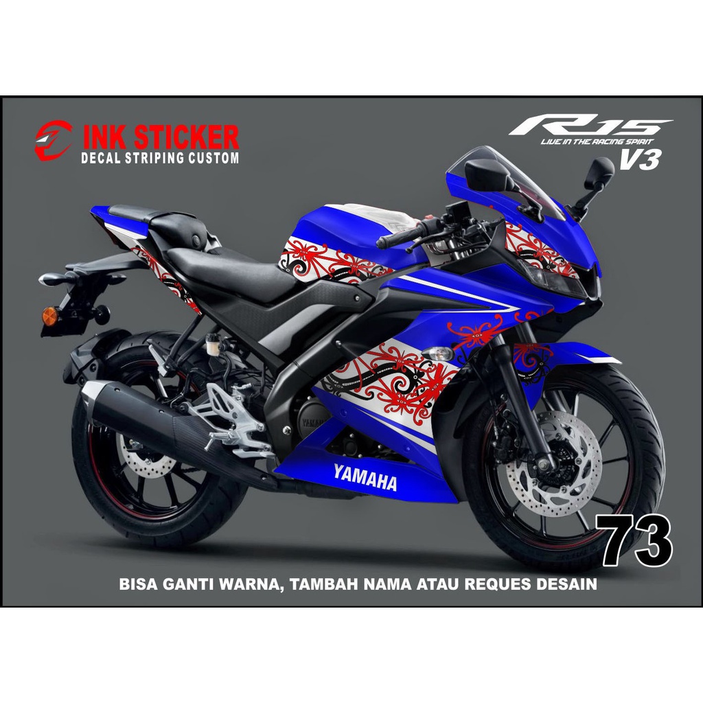 Jual Sticker Decal R15 V3 73 Fullbody | Shopee Indonesia