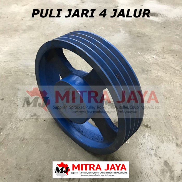 Jual PULI BESI JARI A4 x 6 inch POLI PULLEY PULLY ALUR ANCURAN 4 JALUR ...