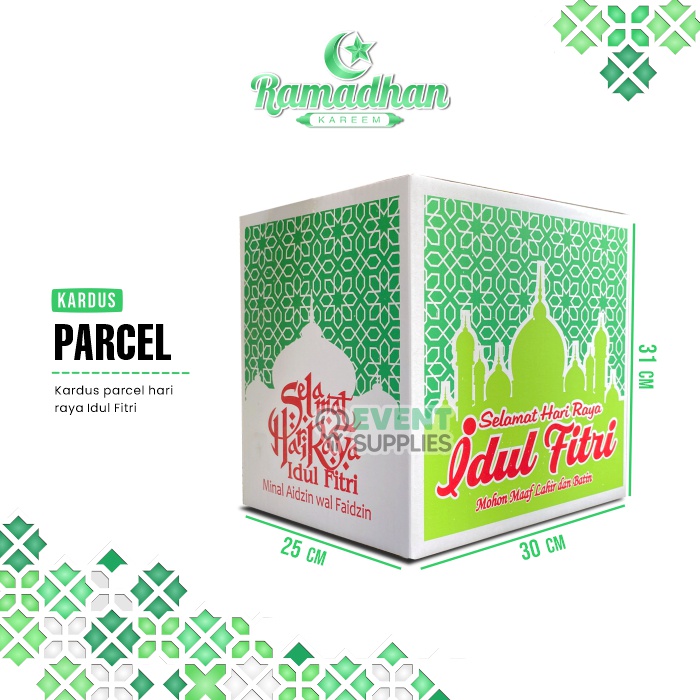 Jual Kardus Motif Ramadhan Dus Box Parcel Lebaran Idul Fitri Kemasan