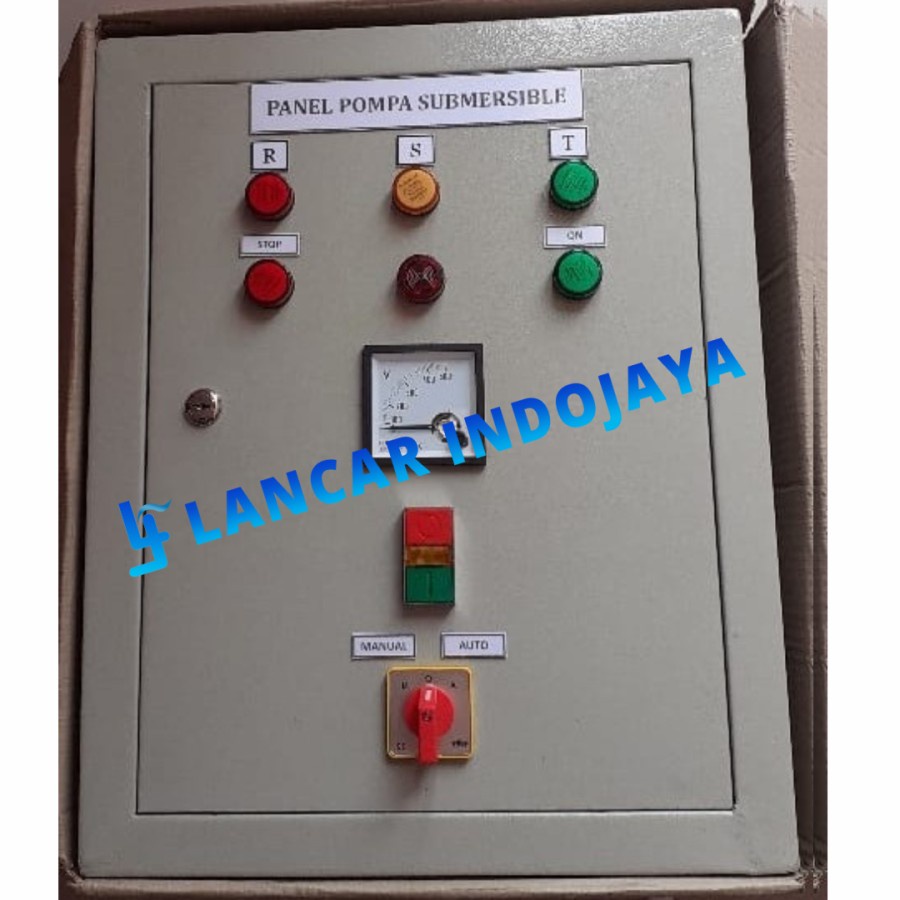 Jual Panel Pompa Air 3 Phase 5,5 KW Control Automatis WLC 2 Tanki ...