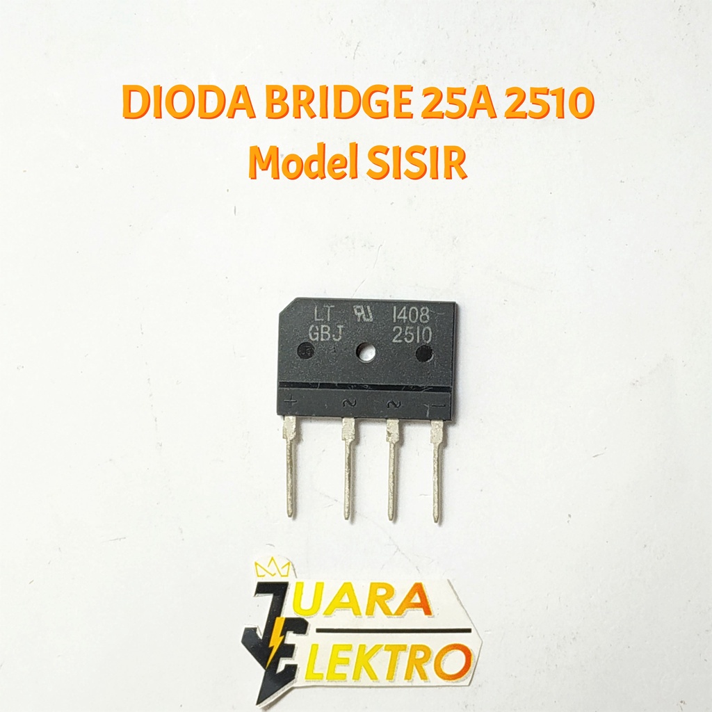 Jual DIODA BRIDGE 25A 2510 Model SISIR | Dioda Kiprok 25A / 1000V Model ...