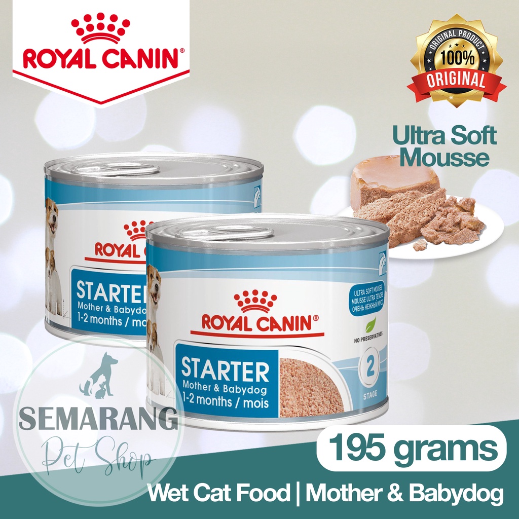 Jual ROYAL CANIN Starter Mother Babydog 195gr RC Mousse Wet Dog Food
