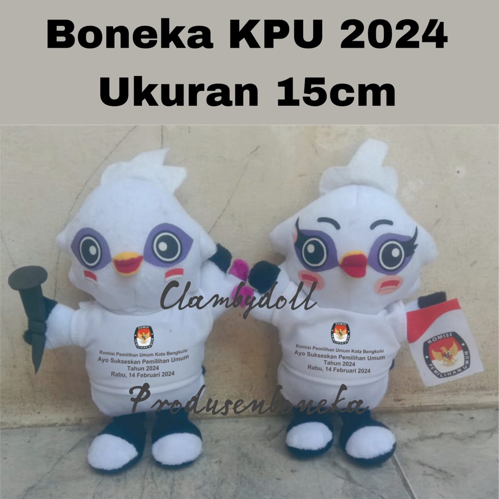 Jual Boneka Sura Sulu Maskot Pemilu Ukuran Cm Boneka Kpu