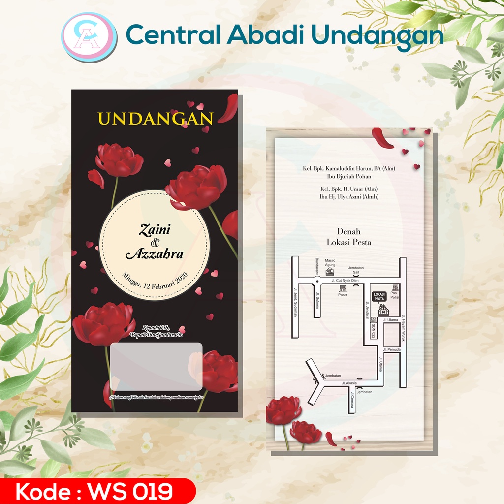 Jual UNDANGAN BLANGKO PERNIKAHAN MURAH WS 019 | Shopee Indonesia