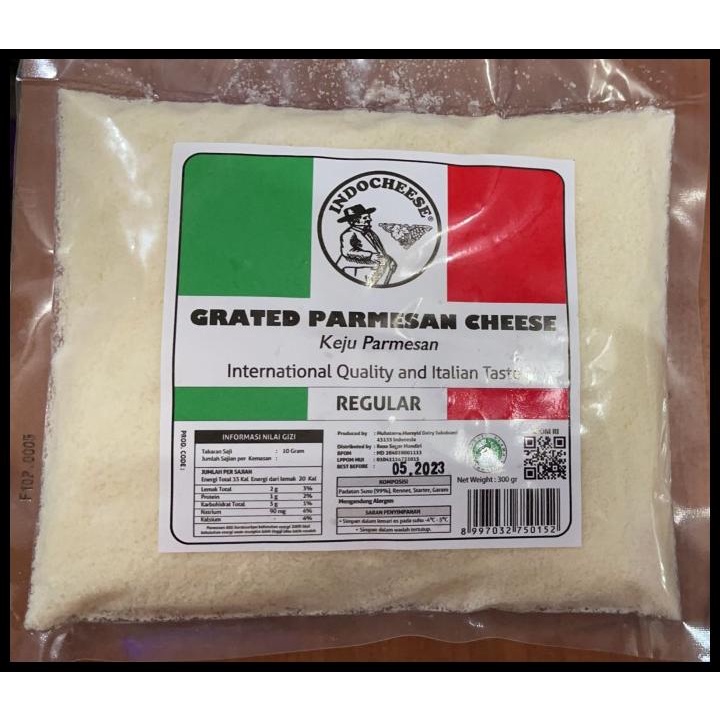 Jual Indocheese Premium Grated Parmesan Cheese 300Gr Indo Cheese