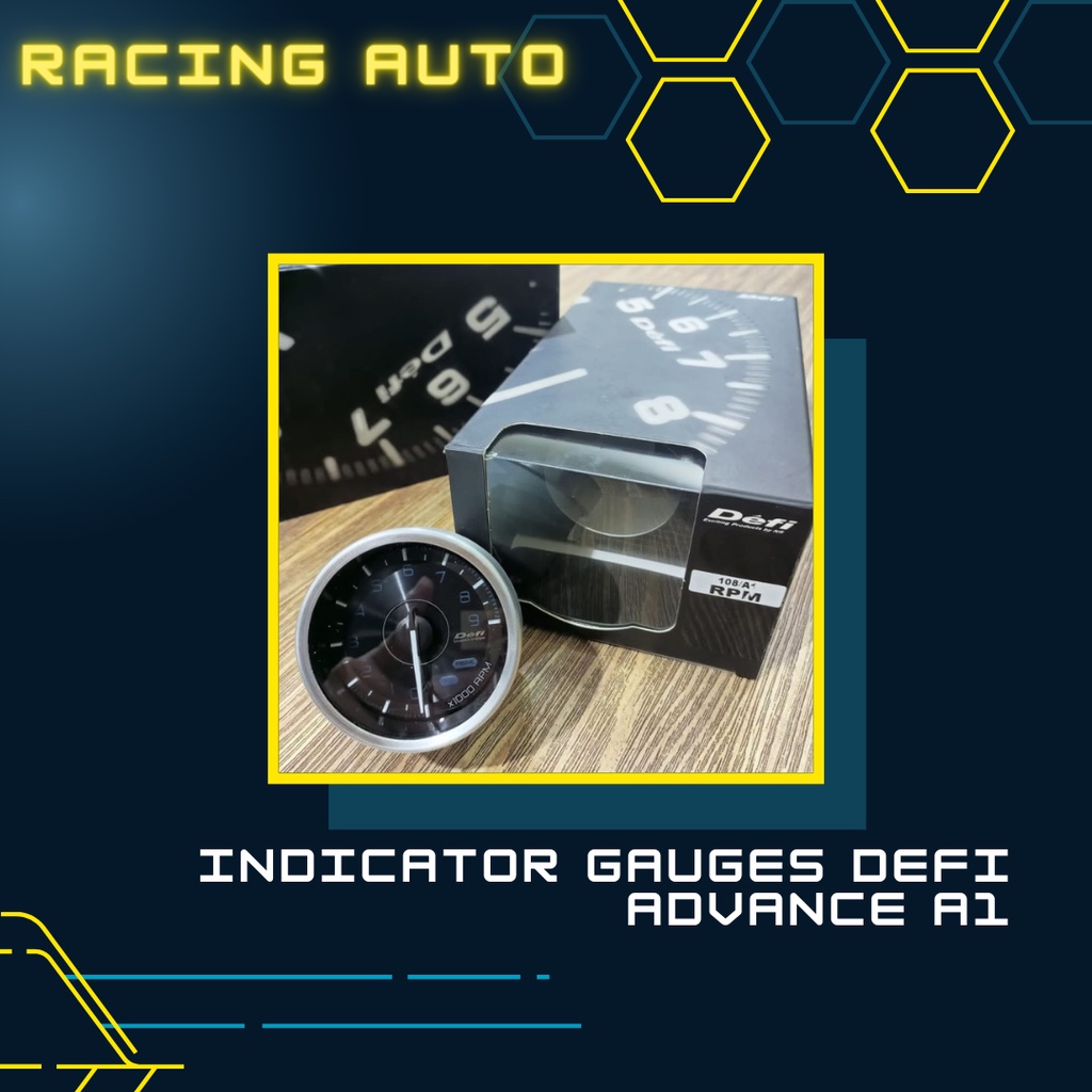Jual Indicator Gauge Defi Advance A1 Defi A1 RPM Tachometer | Shopee ...
