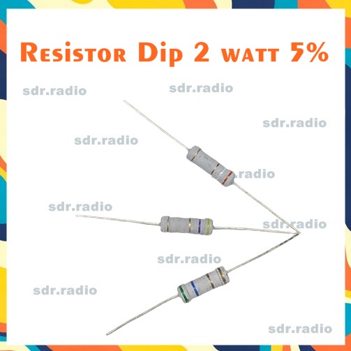2 Resistenze Ceramiche A Filo NTE 5W 0,27 Ohm - 5WD27 - Confezione Da 2 Pezzi