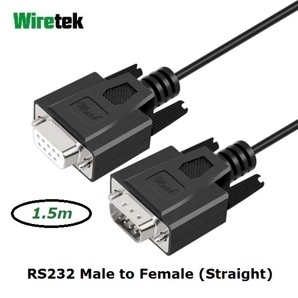 Jual Kabel Serial RS232 Male to Female 1.5 meter WIRETEK | Shopee Indonesia