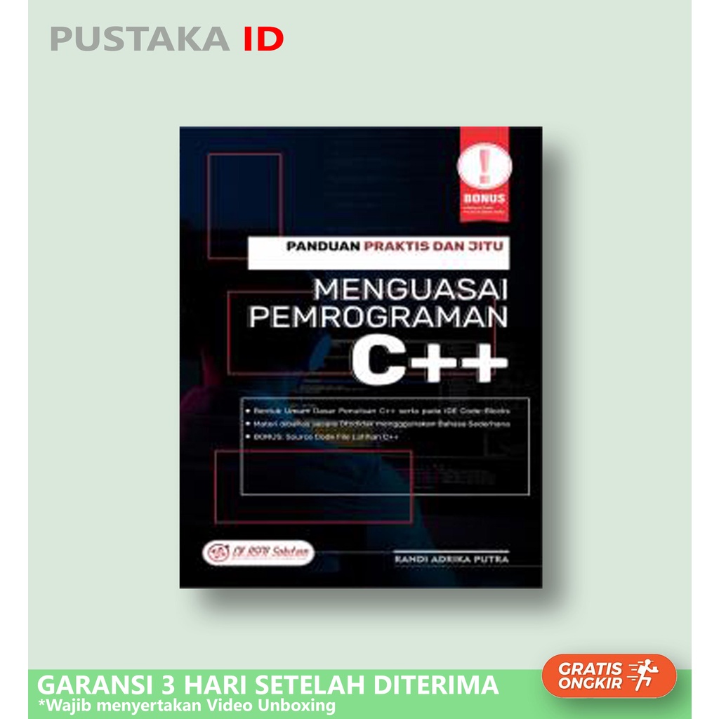 Jual Buku Panduan Praktis dan Jitu Menguasai Pemrograman C++ - Original ...