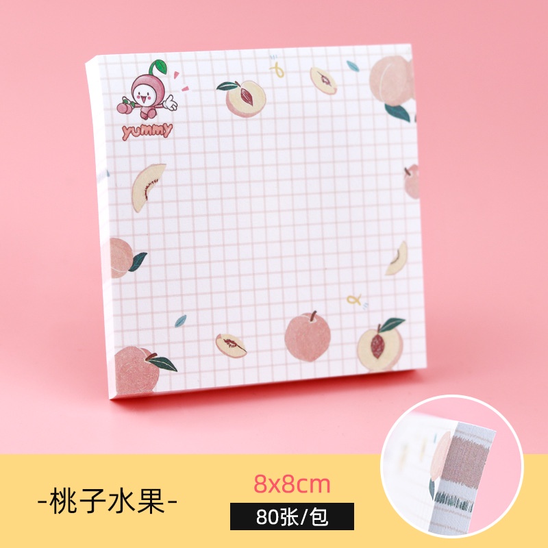 Jual Murmure Sticky Note Memo Lucu Grid Fruit Motif Buah Shopee