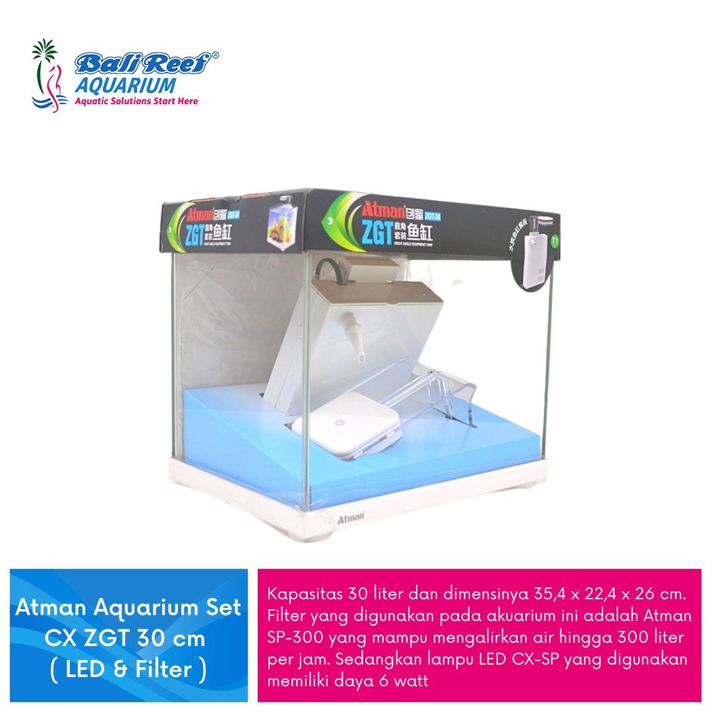 Jual Atman ZGT-30 Aquarium Nano Coral Reef Tank Atman Freshwater Tank ...