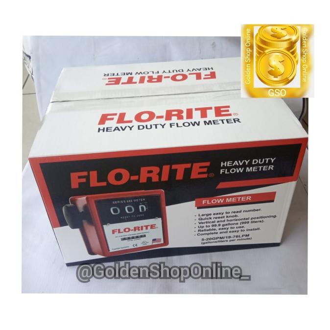 Jual Flow Meter Merk Flo Rite Ukuran 1