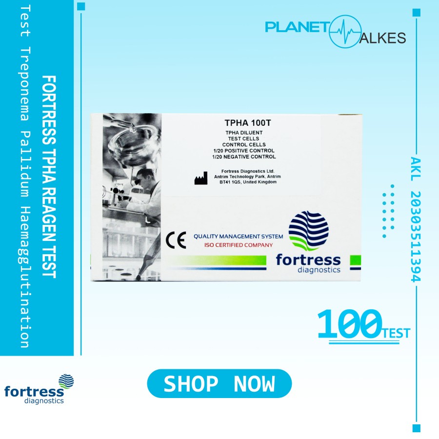 Jual Fortress TPHA Kit 100 tes / TPHA Fortress 100 Test Kit Exp 04/2025