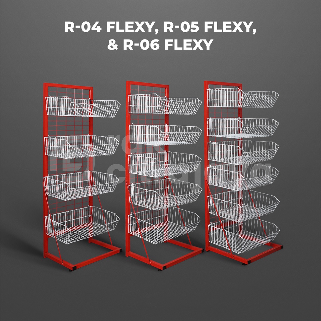 Jual FLEXY RAK TOKO DISPLAY SNACK CIKI BESI JUMBO SERBAGUNA | MELODY ...