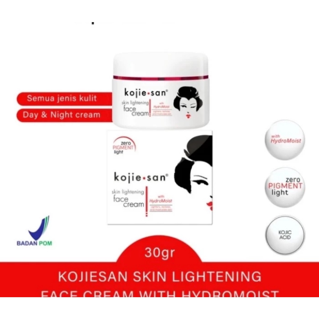 Jual Kojie San Face Lightening Cream 30G Shopee Indonesia