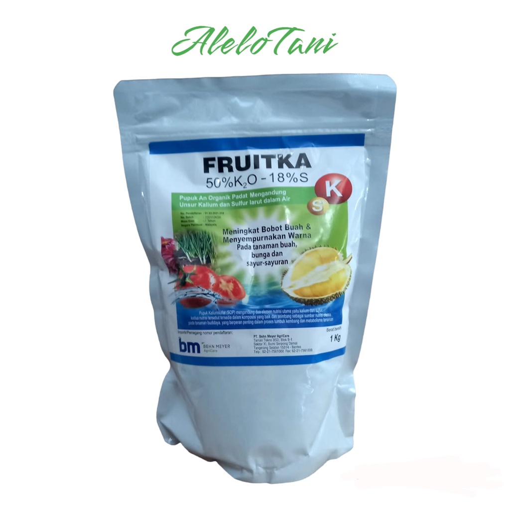 Jual Pupuk Fruitka Kg Pupuk Anorganik Padat Unsur Kalium K Dan