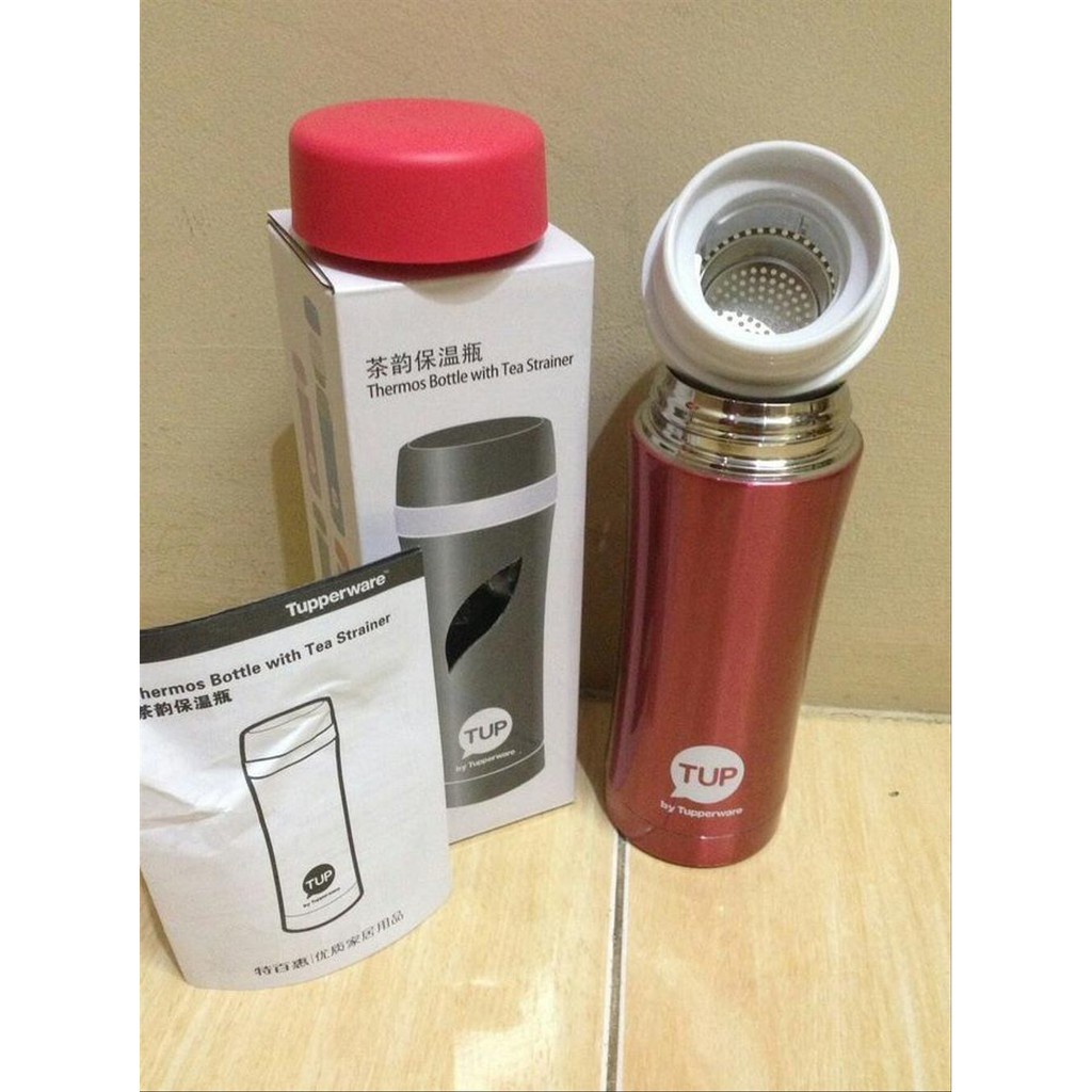 Jual Tupperware Botol Minum Thermos Bottle With Tea Strainer Ml