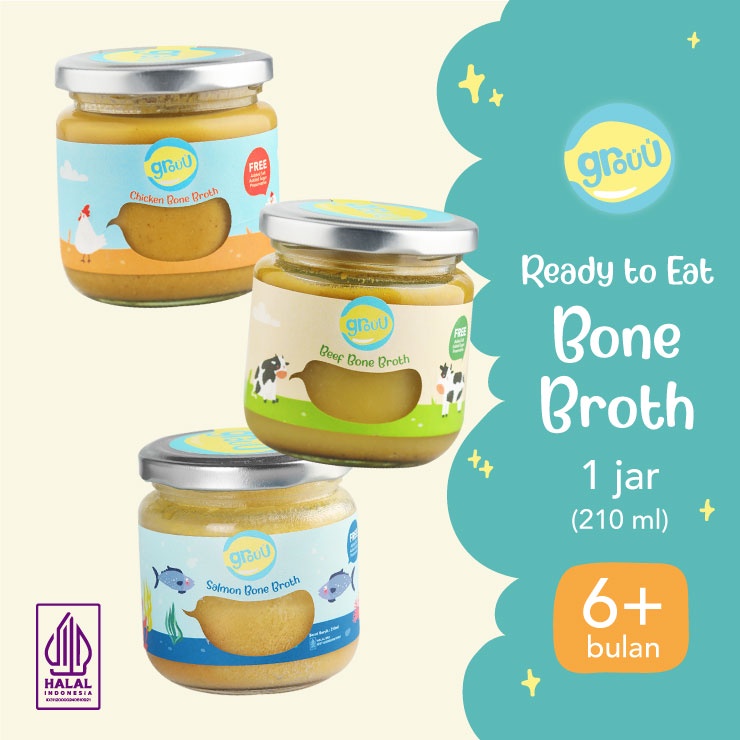 Jual Grouu Kaldu Tulang / Bone Broth MPASI BB Booster Bayi Anak