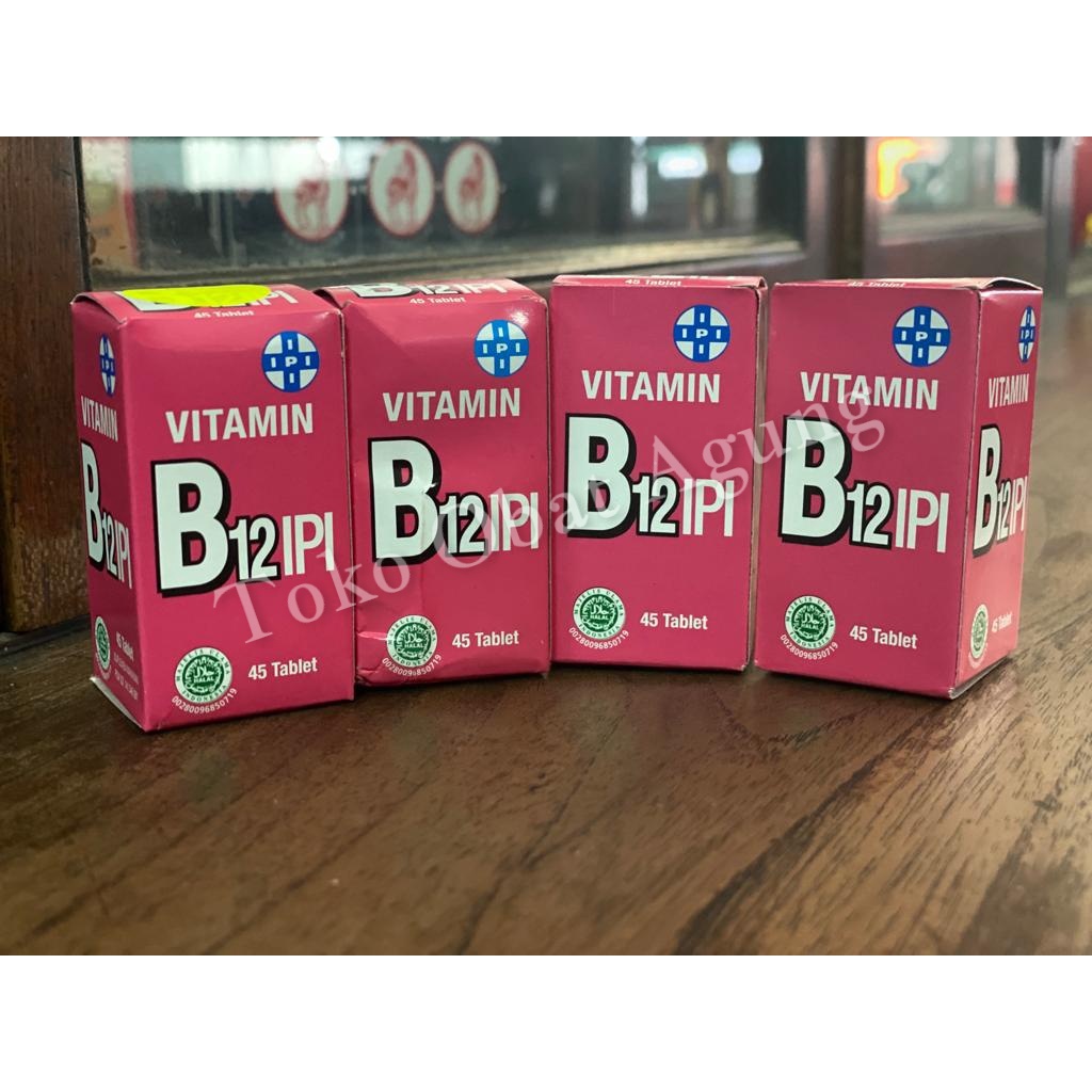 Jual Vitamin B12 Ipi (1 Dus isi 45 Tablet). Vitamin Penambah Daya Tahan