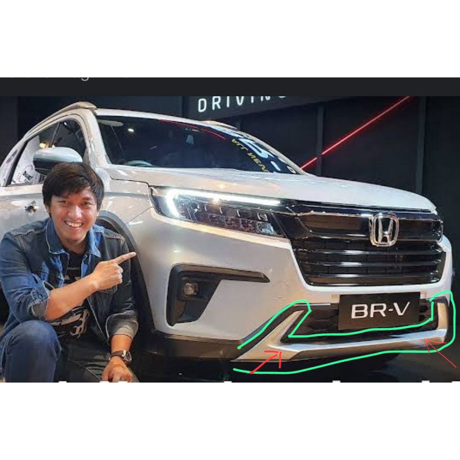 Jual Garnish lower body kit bemper depan belakang Honda brv BRV BRV