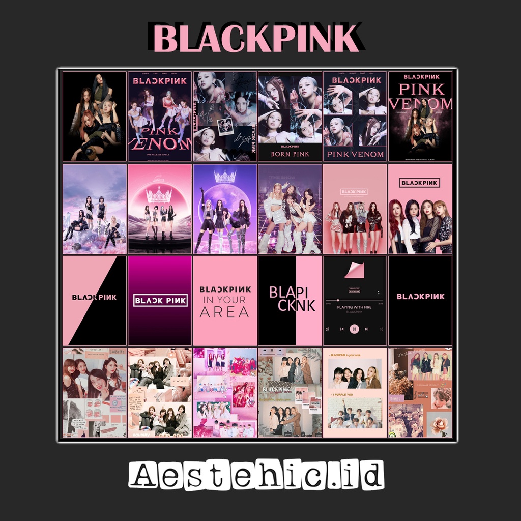 Jual (ISI 32PCS) Poster Dinding blackpink