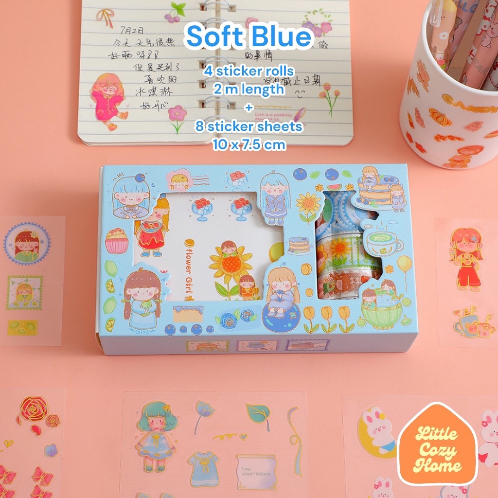 Jual Lovely Sticker Pack Sheet / Cute Cartoon Deco Stickers / Stiker ...