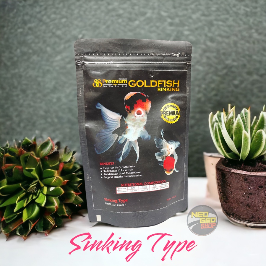 Jual Premium Singking Gold Fish Pelet Koki Gr Gr Gram Shopee Indonesia