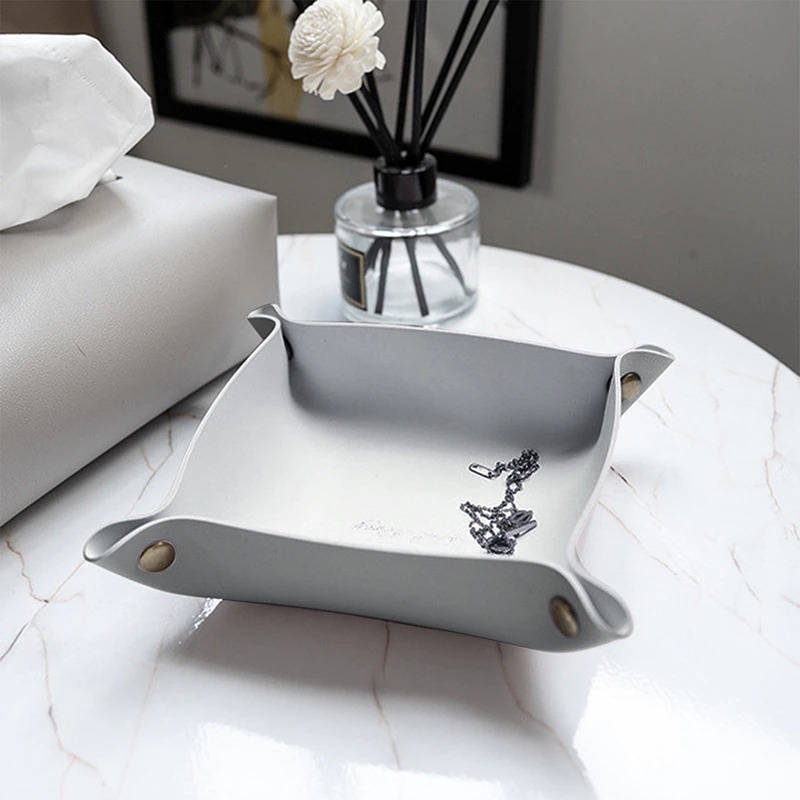 Jual HEMATIN Leather Desk Catchall Organizer Merapikan Media