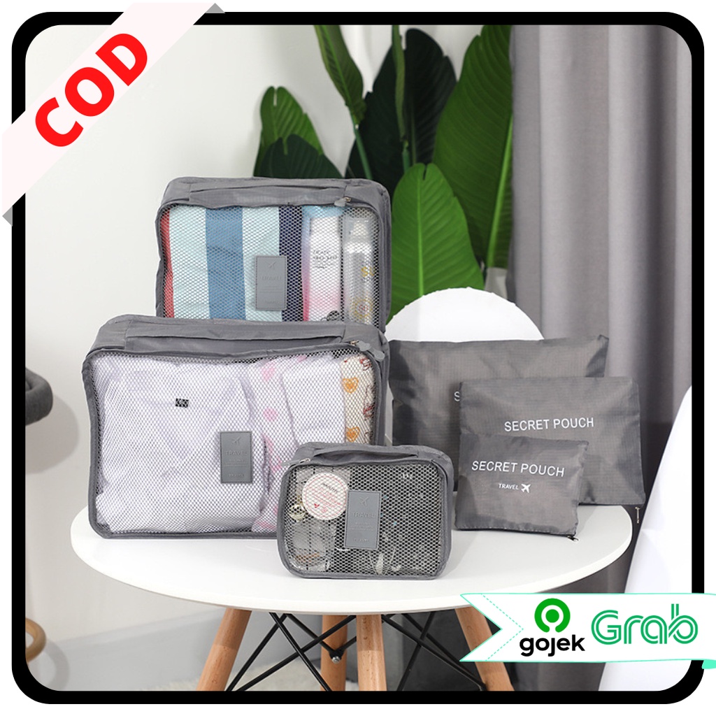 Jual KAISSO [ 6 IN 1] TAS TRAVEL ORGANIZER TRAVELLING BAG PRAKTIS
