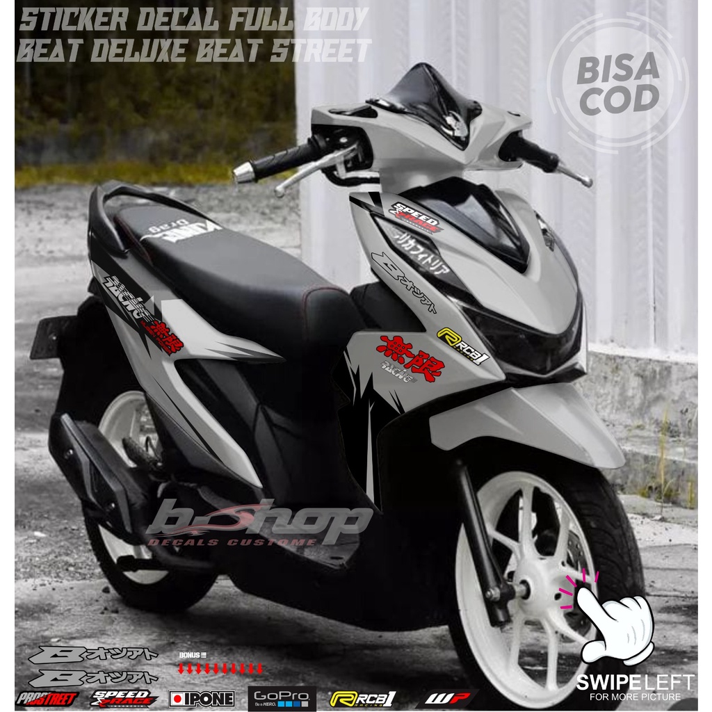 Jual Decal sticker beat deluxe fullbody variasi mugen kanji jepang bisa ...
