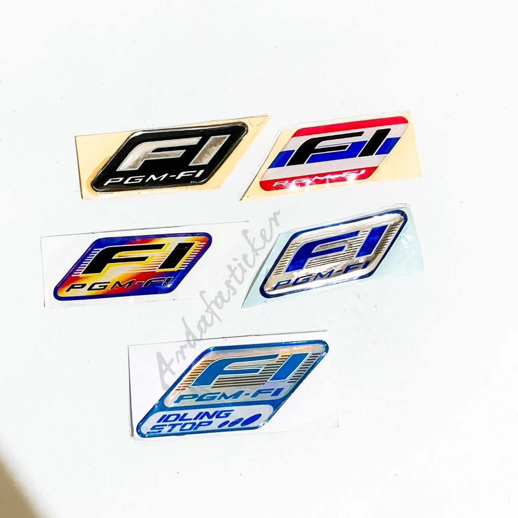 Jual Stiker Emblem Pgm Fi Timbul Coating Sticker Shopee Indonesia