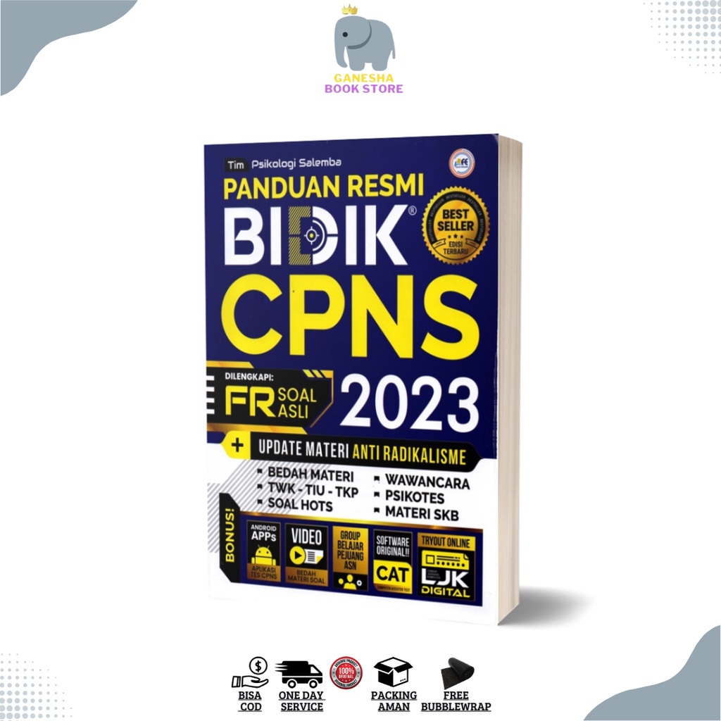 Jual Buku Panduan Resmi Bidik Cpns By Tim Psikologi Salemba Shopee Indonesia