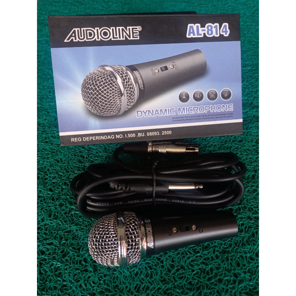 Jual MICROPHONE AUDIOLINE AL814 BUAT KENDANG KETIPUNG TAK DUT JAIPONG