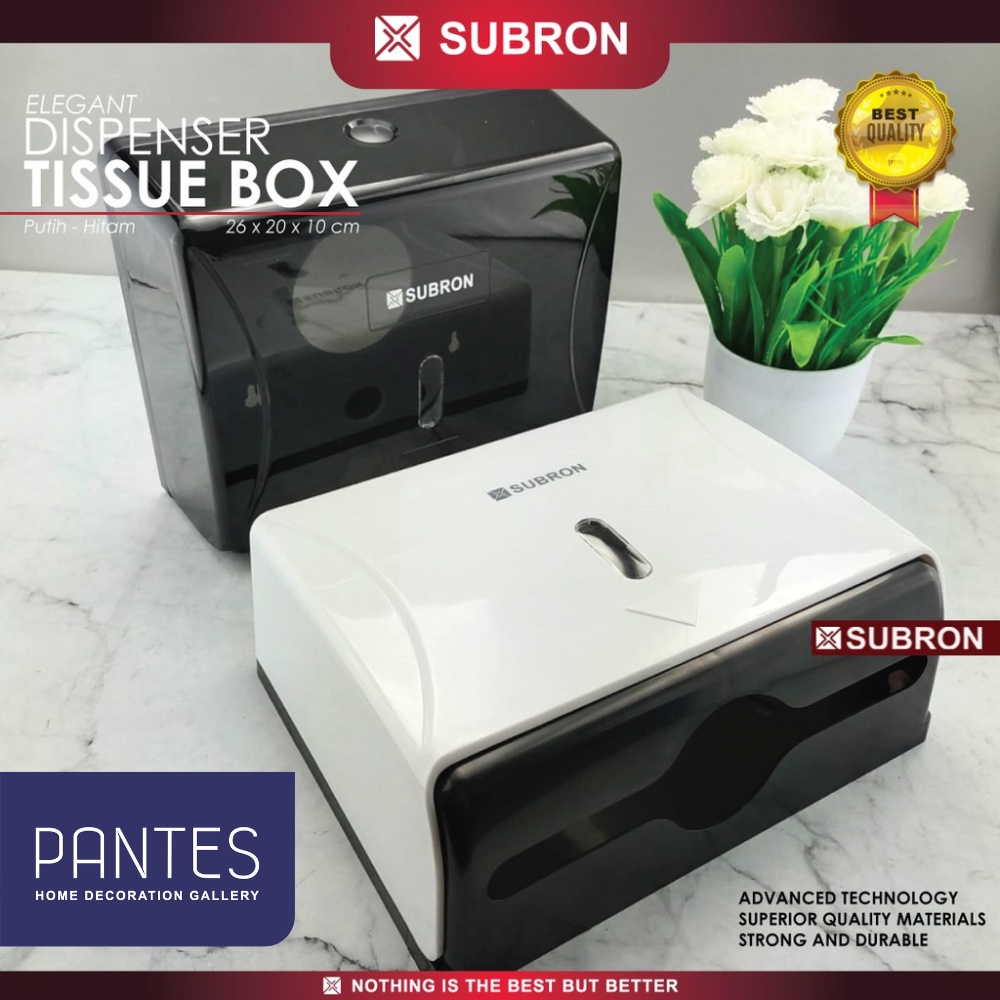 Jual SUBRON Tempat Tisu Kotak Dinding Tissue Box Dispenser K41 | Shopee ...