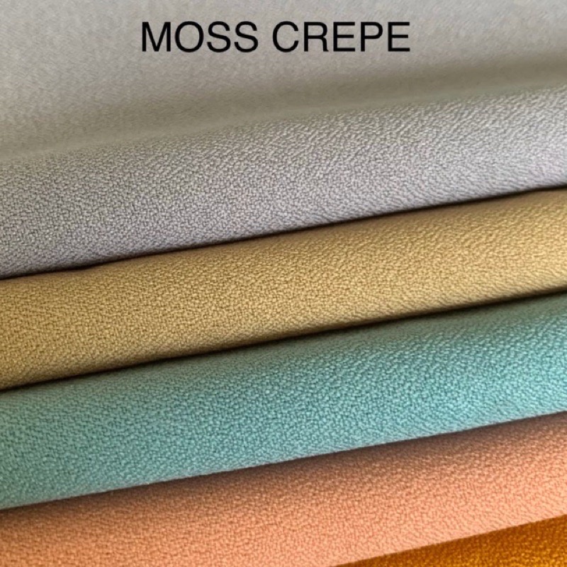 Jual KAIN MOSCEREPE METERAN BAHAN PAKAIAN GAMIS / MOSCREPE ORIGINAL